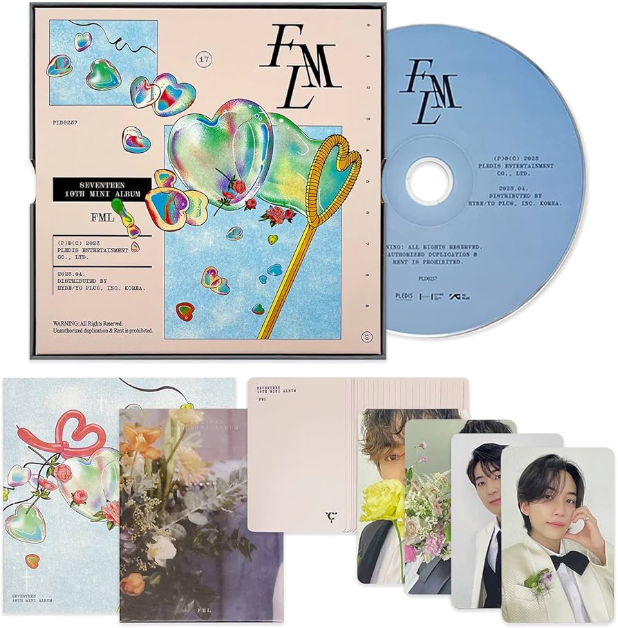 SEVENTEEN - 10th Mini Album [FML] (CARAT Ver.) Outbox + Hardcover